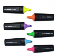 得力 deli s600熒光筆 劃線筆 標(biāo)記筆 熒光筆 黃色熒光筆 彩色熒光筆 開學(xué)