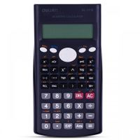 得力(deli)1710 大屏幕雙行顯示滑動保護蓋設計函數型計算器 得力1710計算器 計算機