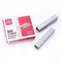 得力厚層訂書釘 可訂100張23/13加厚重型大號訂書針定書針0013 得力0013訂書針