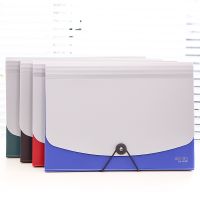 得力(deli)5558 A4/12格飛盤扣式雙色風(fēng)琴包/資料包/文件包包郵