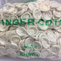 乳膠手指套一次性無塵凈化電子工業橡膠勞保美容美甲乳白色指頭套