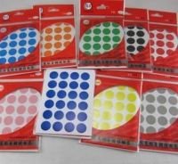 永實自粘性手寫小標(biāo)簽YS031彩色圓形標(biāo)簽 直徑16mm 12張/包