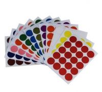 自粘性小標(biāo)簽 不干膠紙 永實YS032圓點標(biāo)簽 直徑20mm 12張/包