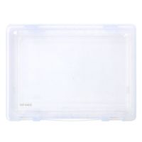 deli得力5702文件盒 A4文件盒 資料盒 檔案盒 手提透明 辦公用品