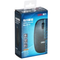 得力鼠標3715 光學 辦公筆記本有線usb鼠標