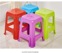 塑料凳子 家用 加厚成人方凳 板凳 換鞋凳 高凳 餐桌椅子塑膠凳子