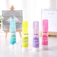 得力9628固體膠棒 單支裝 果凍色固體膠 ACR材質膠水學生辦公膠棒