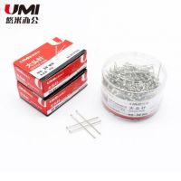 悠米辦公3#大頭針50g24mm紙盒裝B10102S直別針鍍鎳金屬固定針銀色