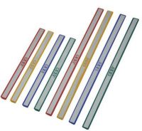 2根裝 裝得快20cm/30cm彩色硬磁條白板磁鐵吸鐵石條狀磁貼