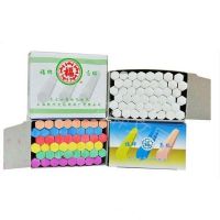 教學用品  彩色無塵粉筆 教學粉筆 學生粉筆 黑板筆 畫筆 48根