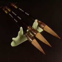 金狼貢品 加健狼毫 漆桿加有機(jī)斗 適合寫字畫畫