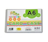 裝得快JX806 A6 硬膠套 硬卡套 證件套 PVC 資料文件保護套卡片套