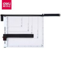 得力8014 手動裁紙刀 A4 鋼制切紙機 名片卡片相片切刀 切紙器切割 A4切紙刀