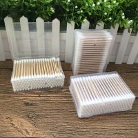 棉簽盒裝兩頭用實木竹制棉簽棉球清潔護理跌打損傷口擦拭衛(wèi)生棉棒