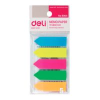 得力9064百事貼創意彩色便簽貼紙 熒光分類索引標簽貼便利貼 箭頭標簽 百事貼