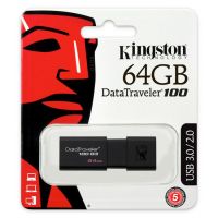 64g 金士頓(Kingston)DT 100G3 64GB USB3.0 (黑色)U盤 高速車載U盤 黑色