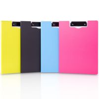 得力(deli)A4豎式折頁板夾 會議夾 加厚硬夾板  詩朗誦簽約夾板  試卷資料收納夾菜單夾 文件收納用品5016