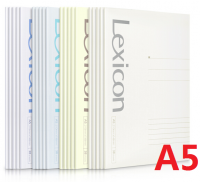 得力(deli) A5 無線膠裝軟抄本記事本 工作筆記本子 軟面抄