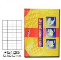 泰昌1286 標簽紙 40格電腦打印標簽52.5mm*29.7mm