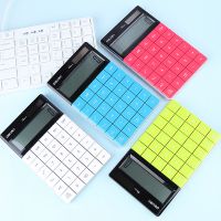 得力1589計(jì)算器多彩便攜大按鍵太陽能辦公商務(wù)型超大屏幕學(xué)生