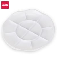 得力68305_小號調(diào)色碟(白色)(個(gè)) 調(diào)色盤  開學(xué)