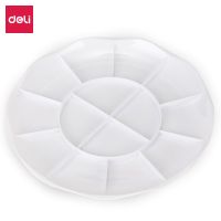 得力68306_大號調(diào)色碟(白色)(個(gè)) 調(diào)色盤   開學(xué)