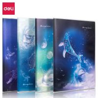 得力T16160 B5 膠套本(星海鯨夢)(本)筆記本 記事本 軟面抄 開學