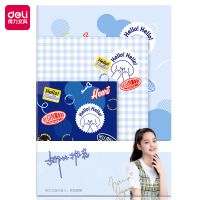 得力FTZ03-01縫線本(綠)(包) 筆記本 軟面抄 記事本 開學