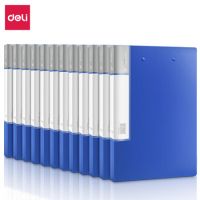 得力雙強力文件夾 12只睿商高檔系列A4金屬雙強力夾硬文件夾 大容量試卷資料夾詩朗誦簽約夾板 文件收納辦公用品5412