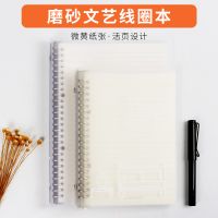 A5 B5 A4 微諾活頁本PP磨砂透明A5可替換芯學生B5白領筆記記事本子 活頁筆記本