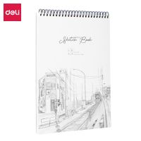 得力73627素描本-A4-297mmx210mm/40頁(yè)-(混) 速寫本 圖畫本 畫圖本 繪圖本