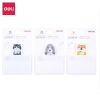 得力25606動物主題站立貼(混)-25頁（包） 百事貼 便條紙 易事貼 N次貼