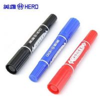 英雄880記號筆 黑色油性大雙頭記號筆 馬克筆