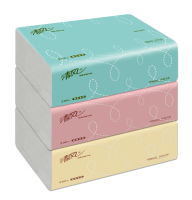 清風 BR38AC雙層糖果色塑包面紙-200抽 清風抽紙 軟抽紙 面巾紙