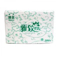 潔云(Hygienix) 156303雅致生活單層擦手紙-200張 擦手紙
