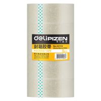 得力品正33119封箱膠帶45mm*100m*50um(透明)(5卷/筒)