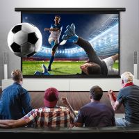 得力50443電動遙控投影幕(120英寸16:10)(黑色)