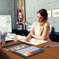 得力6524彩鉛(混)(72支/盒)