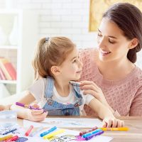 得力72056-24色旋轉油畫棒(混)