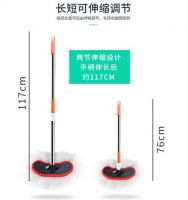 洗車拖把長柄伸縮牛奶絲軟毛刷子不傷汽車擦車專用冼車刷車工具  洗車海綿