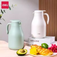 得力LL101-G保溫壺（綠）1.8l不銹鋼真空保溫(綠)(1個/彩盒) 水壺