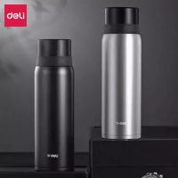 得力LL617-保溫杯-304不銹鋼(銀色)(1個/彩盒 水杯 杯子