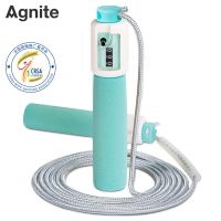 得力跳繩18700泡棉手柄機械計數棉繩跳繩 18701  F4002 F4003